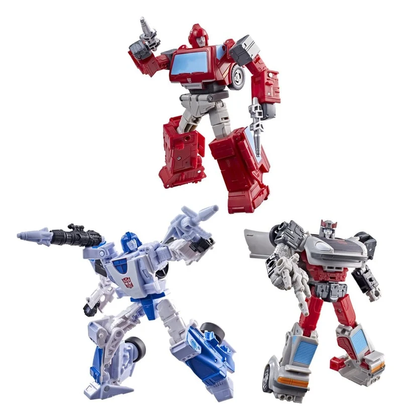 Transformers Age of the Primes Actionfigur 3-Pack Autobot Mirage & Bluestreak & Ironhide
