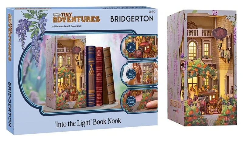 Bridgerton Tiny Adventures Bokhyllan Mysterier Mini Diorama Into the Light 18 cm