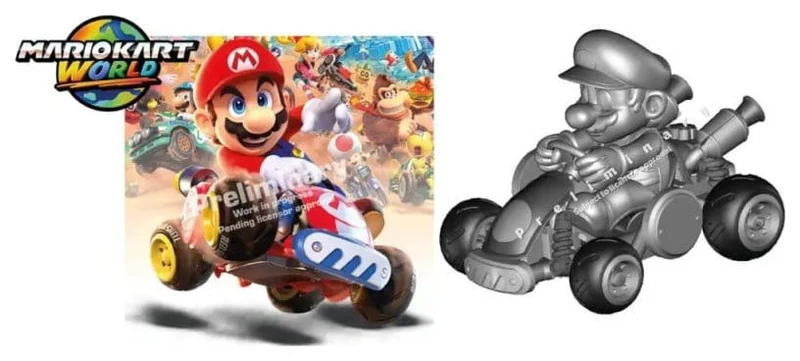Nintendo Mario Kart Carrera RC Radiostyrd Bil Mario Kart Värld, Mario 2,4 GHz