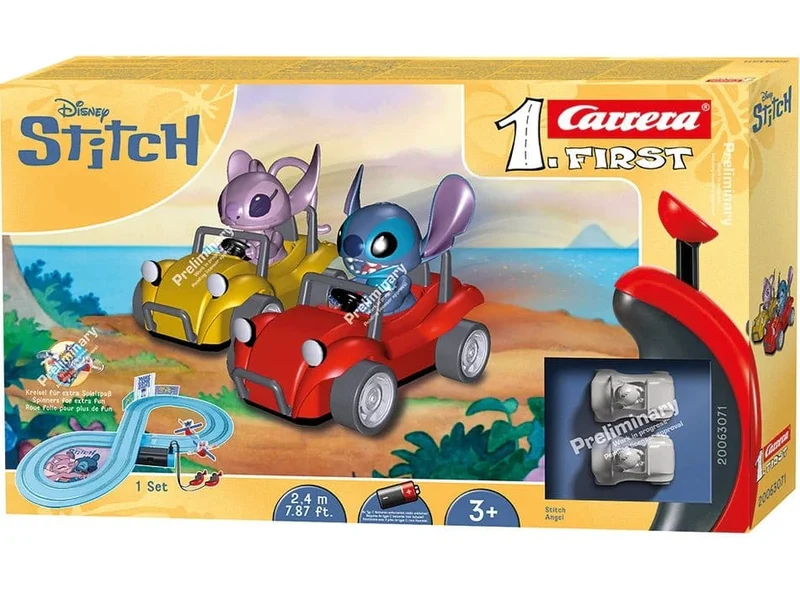 Disney Stitch Carrera Första Racingset 2,4 meter