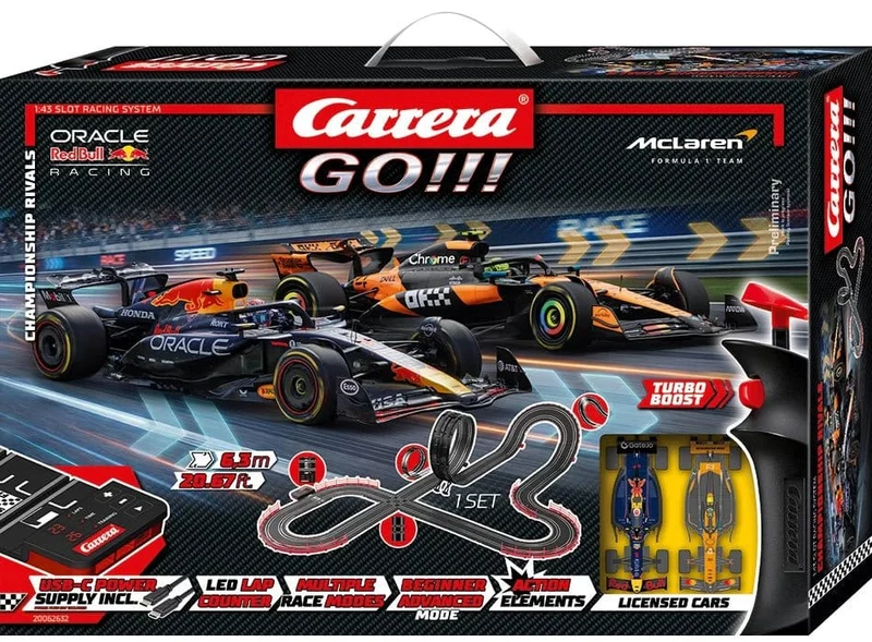 Carrera GO!!! Bilsportsbana Set Mästerskapsrivaler
