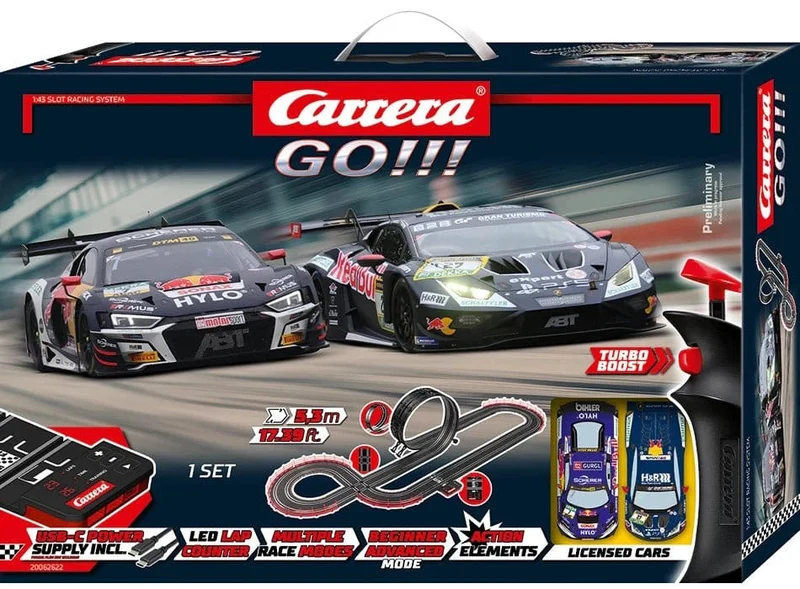 Carrera GO!!! Bilarbana Set GT Pro Racers