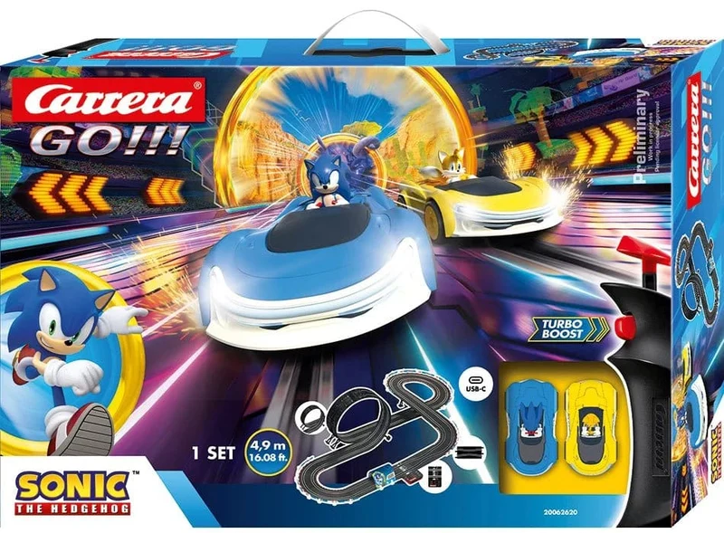 Sonic the Hedgehog Carrera GO!!! Racerbana Sonic Racing CrossWorlds Set
