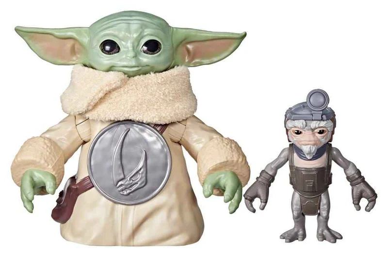 Star Wars: The Mandalorian & Grogu Elektronisk Actionfigur Huggin' Grogu & Anzellan 17 cm