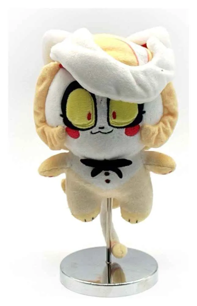Hazbin Hotel Nyckelring Gosedjur Charlie Kitty 13 cm – Mjukt och Detaljrikt Samlarobjekt