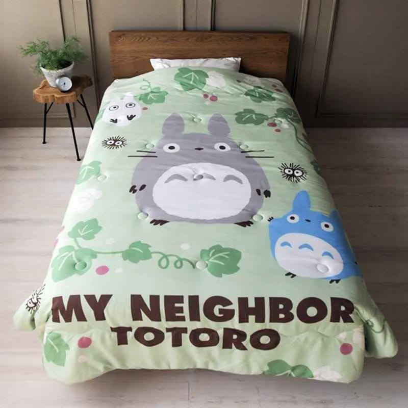 My Neighbor Totoro Natsu Komforttäcke Totoro Grönt Löv