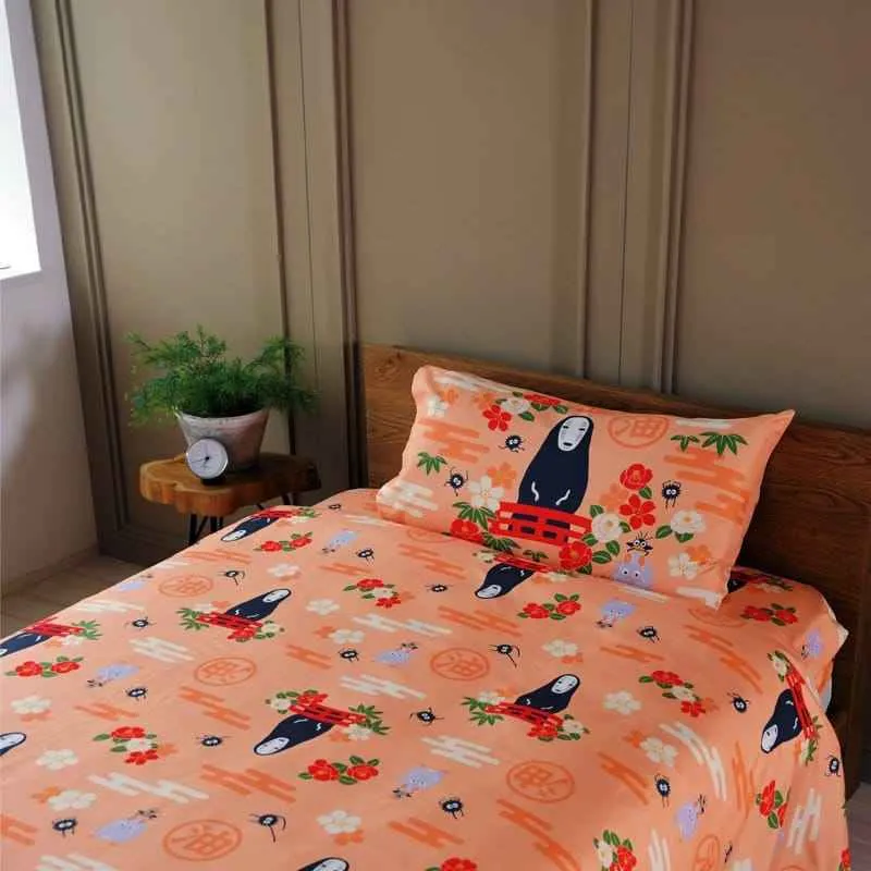 Bäddset Spirited Away Natsu med No Face och Blommor