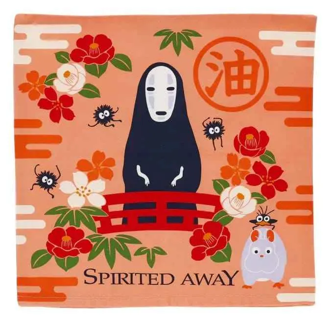 Kuddfodral Spirited Away Natsu No-Face & Blommor