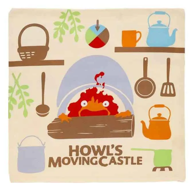 Howl’s Rörliga Slott Natsu Kuddfodral Laga Mat med Calcifer