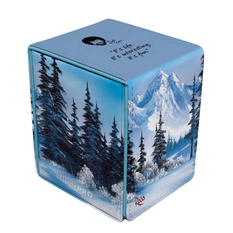 Ultra Pro - Alcove Flip Box 100+ - Bob Ross: Winter Paradise