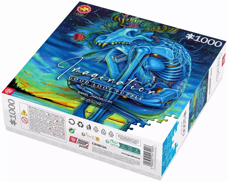 Good Loot - Imagination Puzzle - 1000 - Kamil Jakóbczak: White Wolf