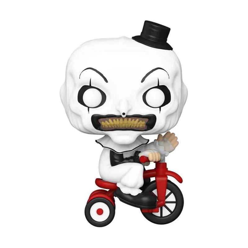 Terrifier POP! Movies Figur Art the Clown med Cykel 9 cm