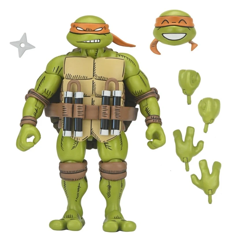 Teenage Mutant Ninja Turtles x Usagi Yojimbo Ultimat Actionfigur Michelangelo 18 cm