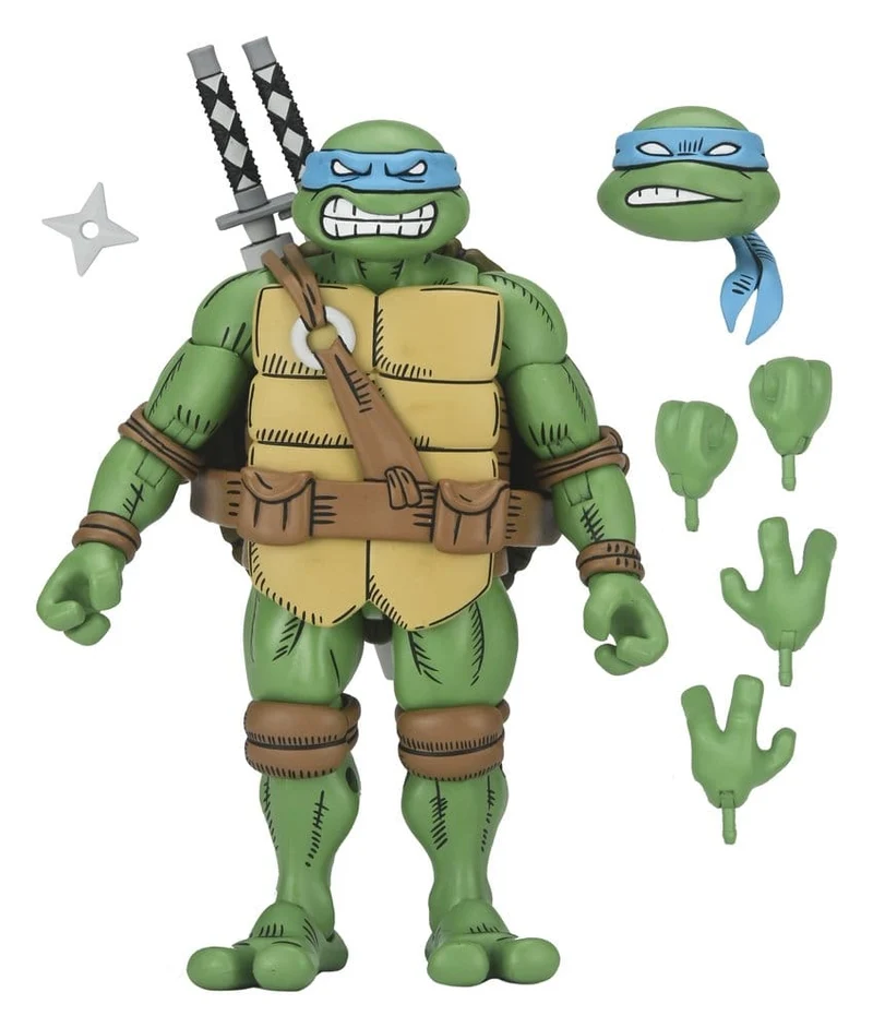 Teenage Mutant Ninja Turtles x Usagi Yojimbo Ultimata Actionfigur Leonardo 18 cm