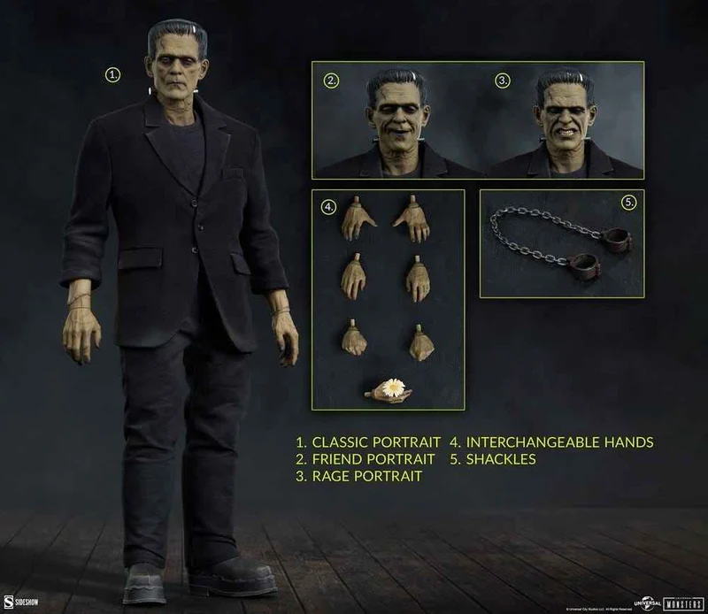 Universal Monsters Actionfigur 1/6 Frankenstein (Deluxe Edition) 33 cm