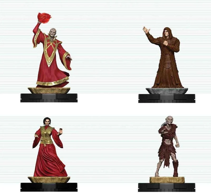Dungeons & Dragons HeroClix 400: Figurset med Röda Trollkarlar från Thay
