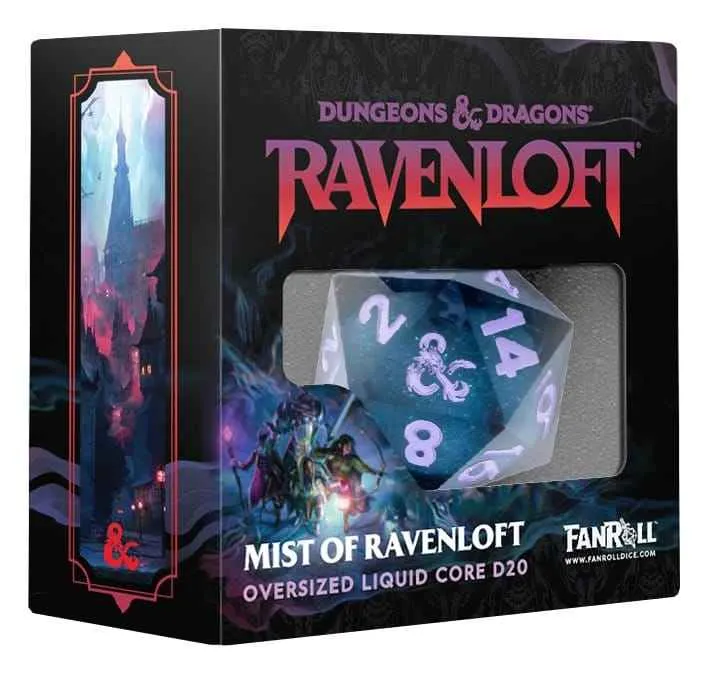 Dungeons & Dragons Dimmor av Ravenloft Överdimensionerad D20 med Flytande Kärna