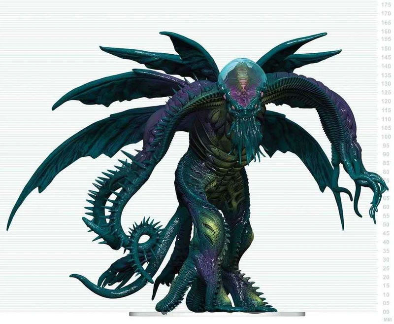 D&D Ikoner från Världarna Förmålsmålade Miniatyrer Cthulhu 20 cm