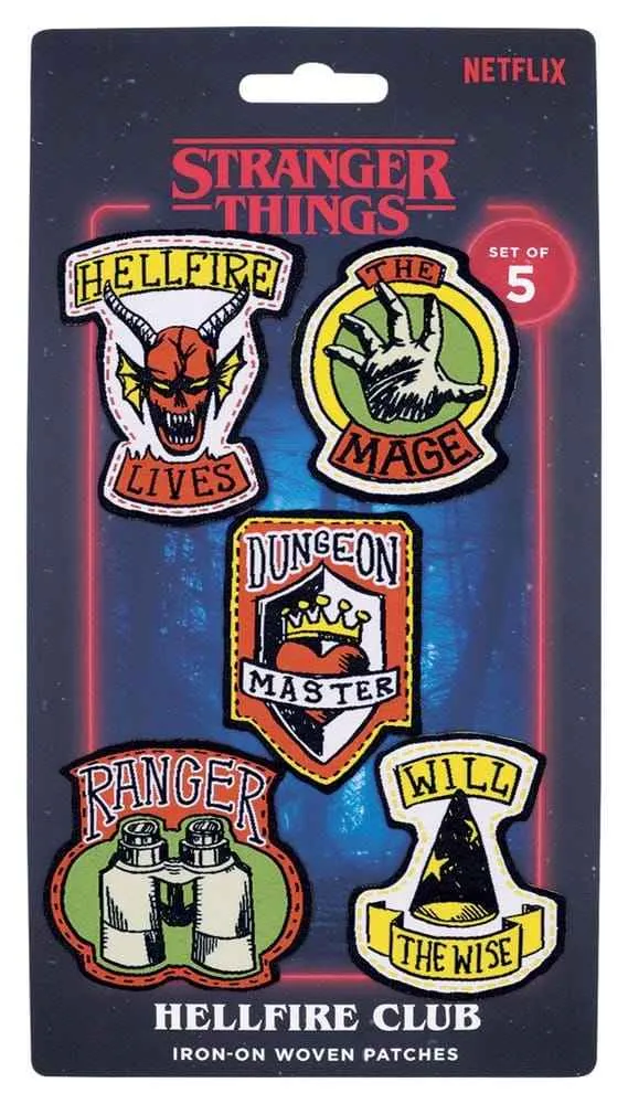 Stranger Things Tygmärken 5-Pack