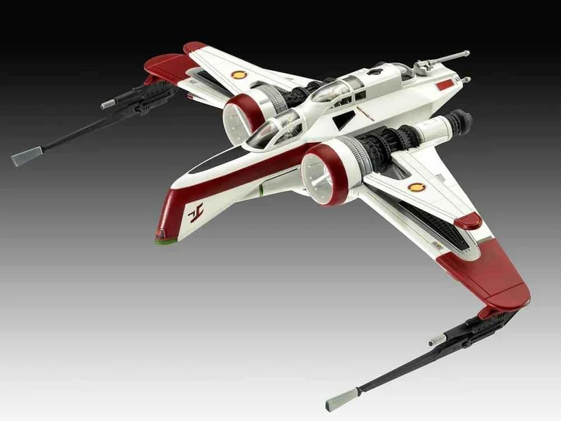 Star Wars Startset Modellbyggsats ARC-170 Stridsflygplan 10 cm
