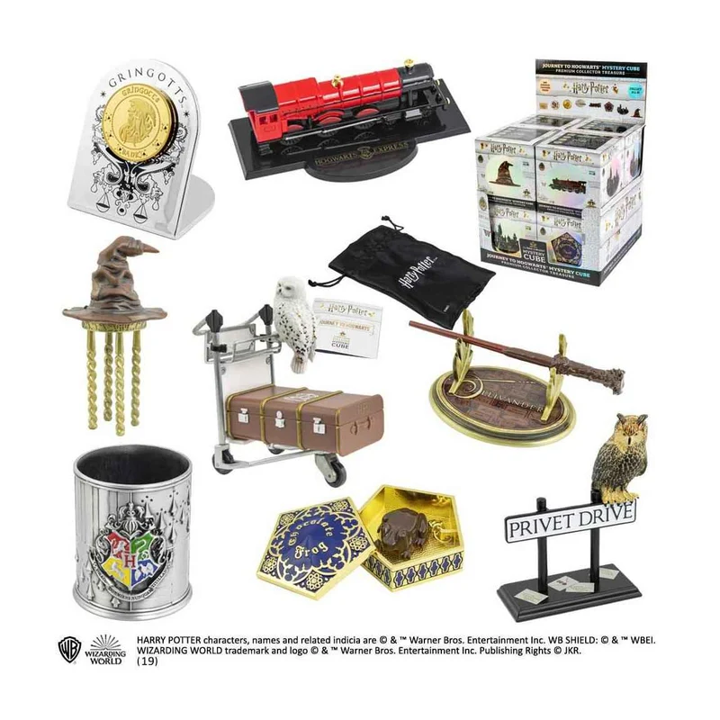 Harry Potter Resan till Hogwarts Mysterie Kubfigurer 8 cm Displaybox (8 st)