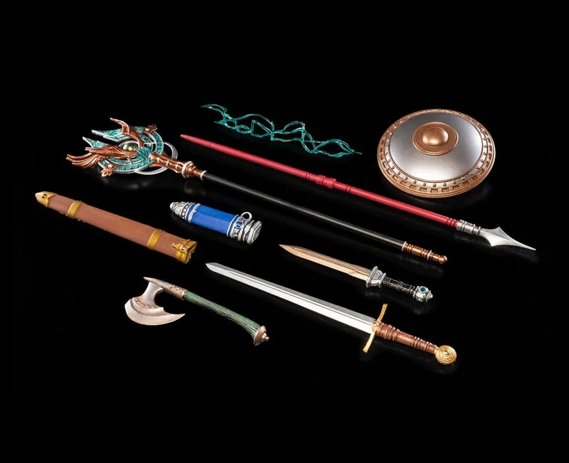 Mythic Legions Actionfigur Tillbehör Paket med Hjälteliga Vapen