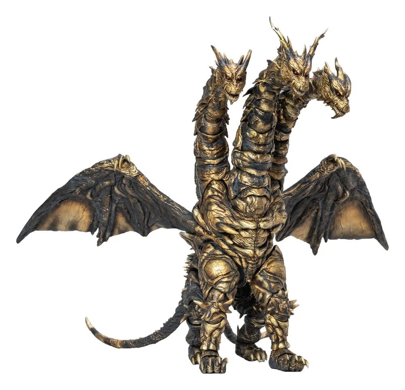 Godzilla: Final Wars (2004) Exklusiv Basic-serie Actionfigur Keizer Ghidorah 25 cm