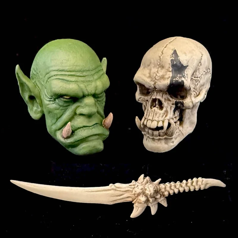 Mythic Legions Actionfigur Tillbehör Fiendehuvud Paket
