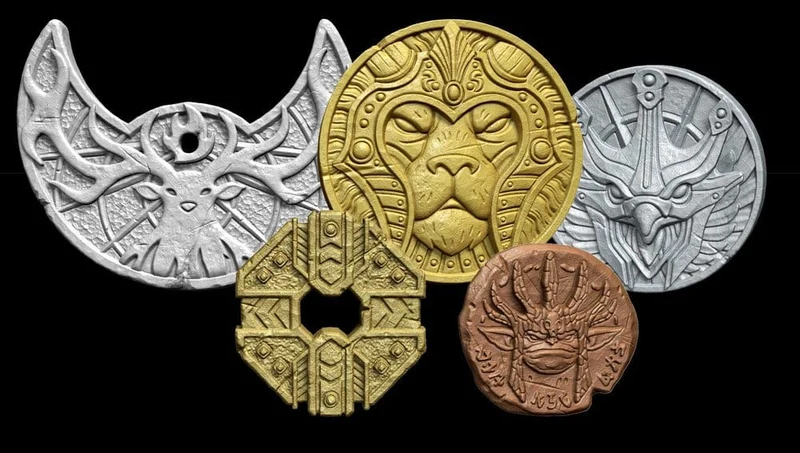 Mythic Legions Rollspelstillbehör 85-pack Rikets Mynt