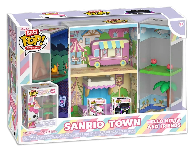 Sanrio Bitty POP! Boxar Figurer Sanrio Town