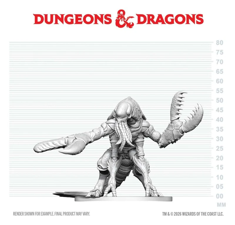 D&D Nolzur's Marvelous Miniatures Mini Figur Chuul 6 cm
