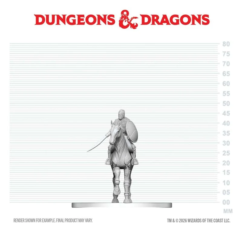D&D Nolzur's Marvelous Miniatures Mini Figurer Nimblewright Ståndare med Ryttare 6 cm