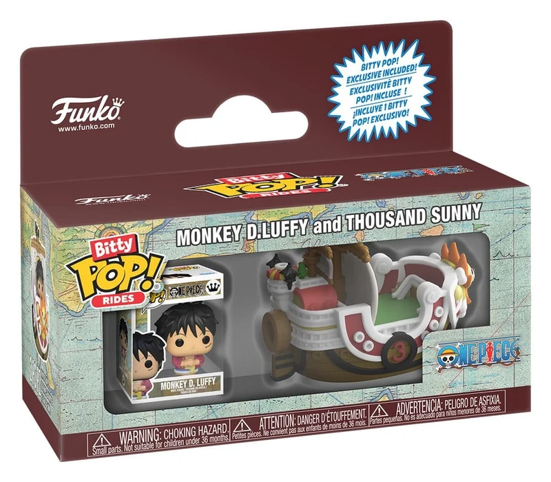 One Piece Bitty POP! Ride Figur Thousand Sunny med Luffy 2,5 cm