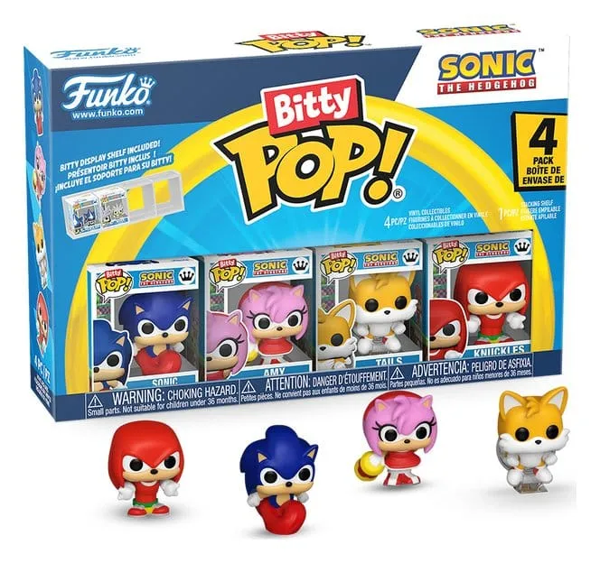 Sonic Bitty POP! Figur 4-Pack Sonic 2,5 cm