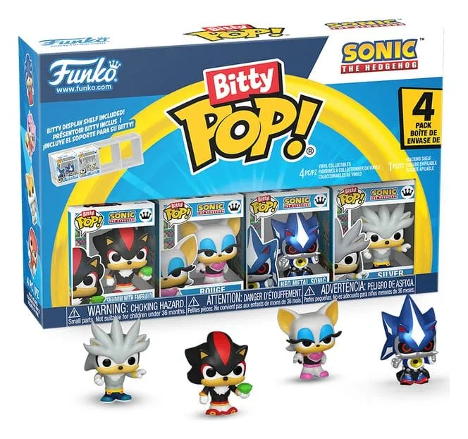 Sonic Bitty POP! Figur 4-Pack Skugga 2,5 cm