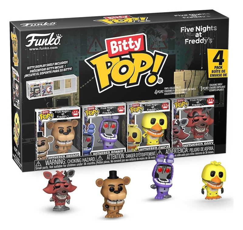 Five Nights at Freddy's Bitty POP! Figur 4-Pack Serie 6, 2,5 cm