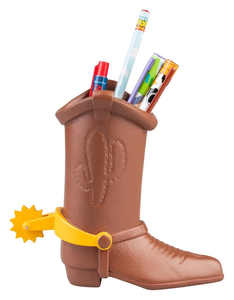 Disney Pixar Toy Story Pennhållare med Skrivset Woody's Stövel 16 cm
