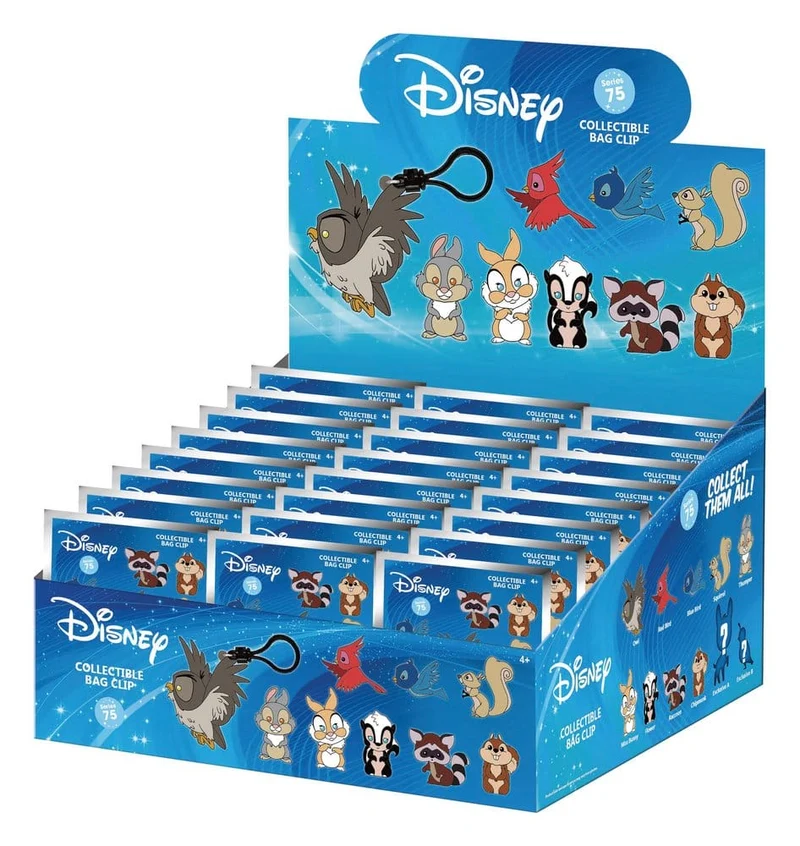Disney 3D Skumpåsfästen Skogskaraktärer Serie 76 Display (24)