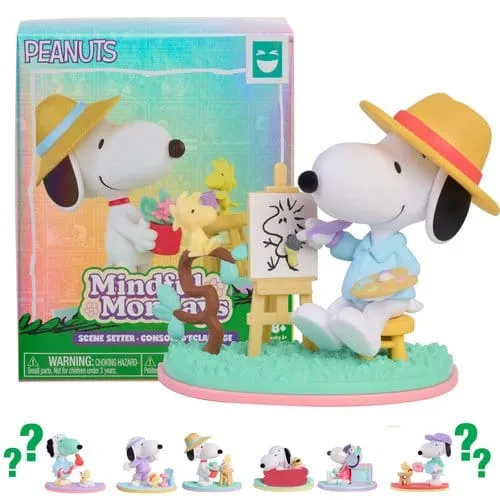 Peanuts Happy Haul Mini Figurer Blind Box Snoopy Moody Mondays (8)