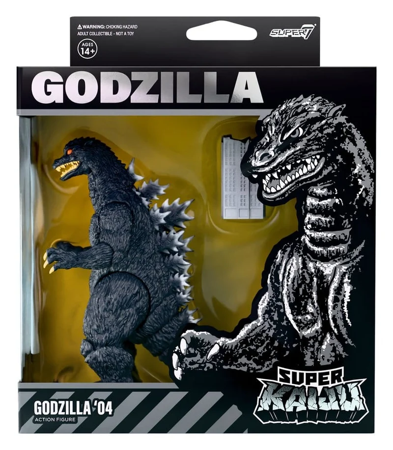 Godzilla Toho Super Kaiju Actionfigur Våg 04 Godzilla 2004