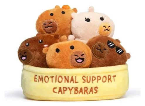 Relaterbara emotionella stödgosedjur Capybaras