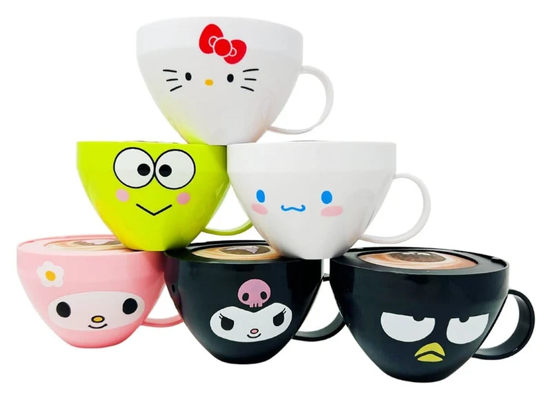 Sanrio Mjuka Figurer Hello Kitty Cappuccino Display (8 stycken)