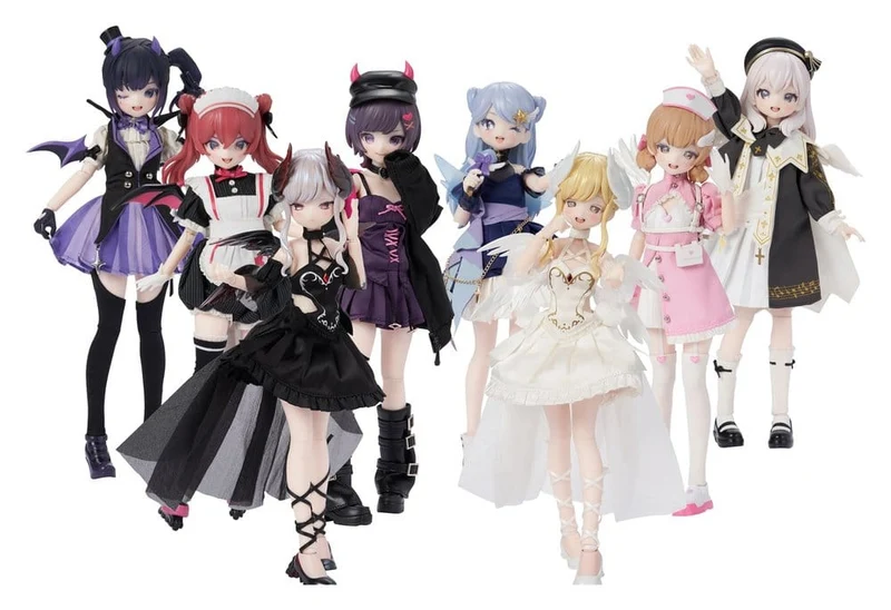 Originala Samlarfigurer Angel & Demon MJD Docka Blind Box 22 cm Sortiment (6)