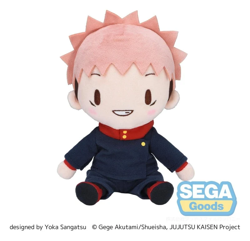 Jujutsu Kaisen Fuwa Petit Mjukt Gosedjur Yuji Itadori 20 cm