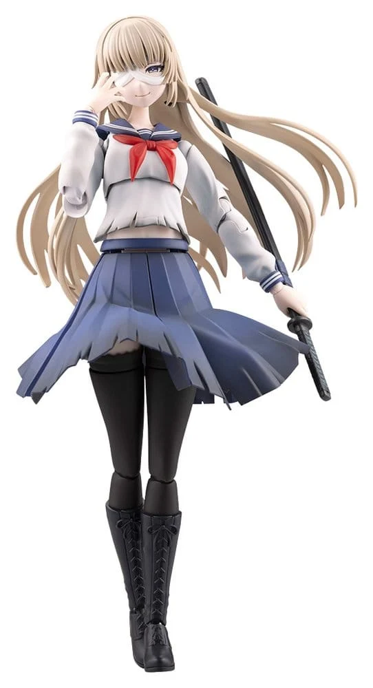 Sousai Shojo Teien Plastmodell 1/10 Kuon Yakushiji Maria Kagaribi Skadad Version Skolflicka Emulation 16 cm