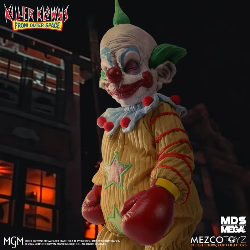 Killer Klowns From Outer Space MDS Mega Scale gosedjursdocka Shorty 38 cm