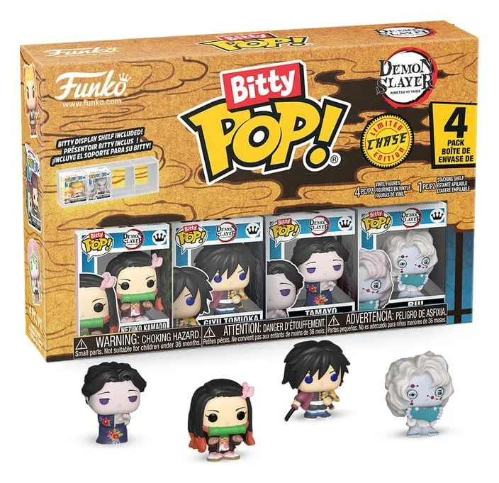 Demon Slayer: Kimetsu no Yaiba Bitty POP! Figur 4-Pack Nezuko 2,5 cm