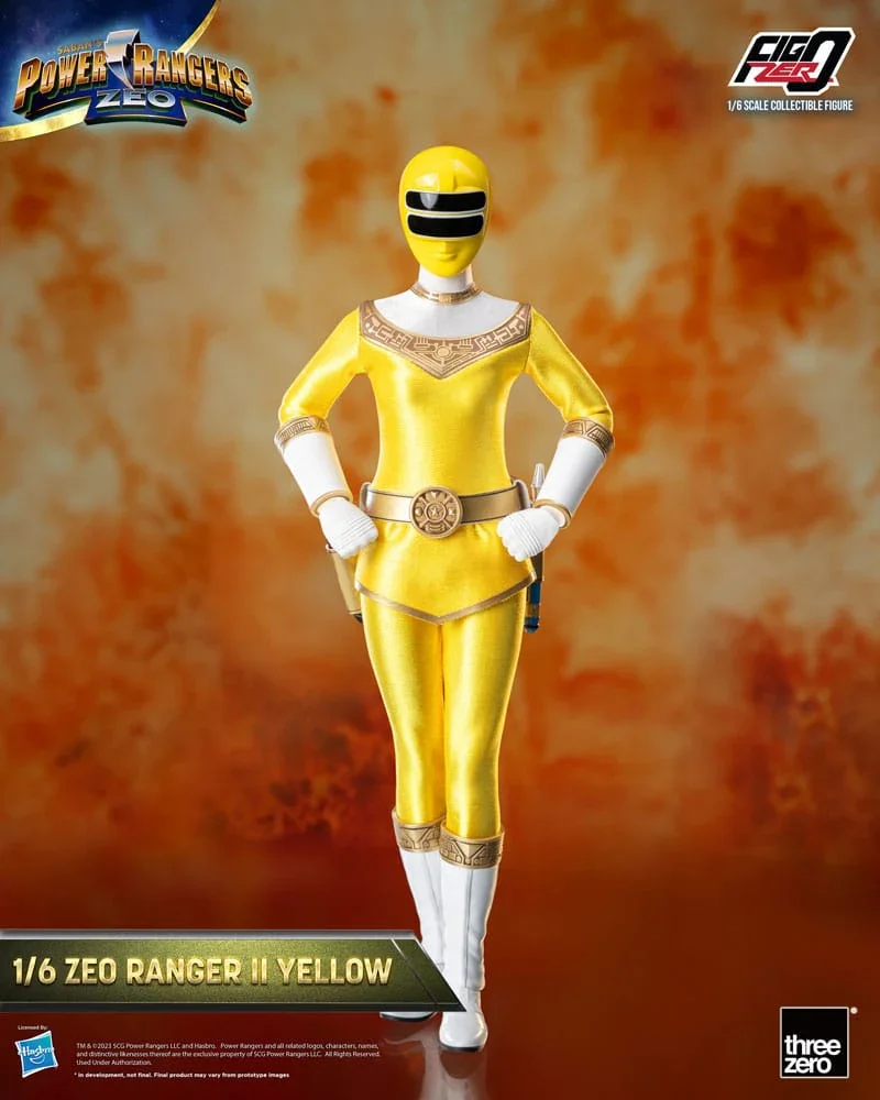 Power Rangers Zeo FigZero Action Figur 1/6 Ranger II Yellow 30 cm