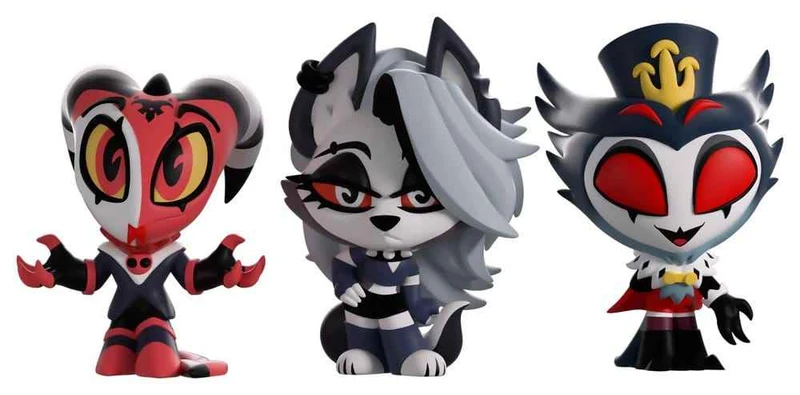 Helluva Boss Mini Tooz Mini Figurer 3-Pack Blitzo, Loona & Stolas