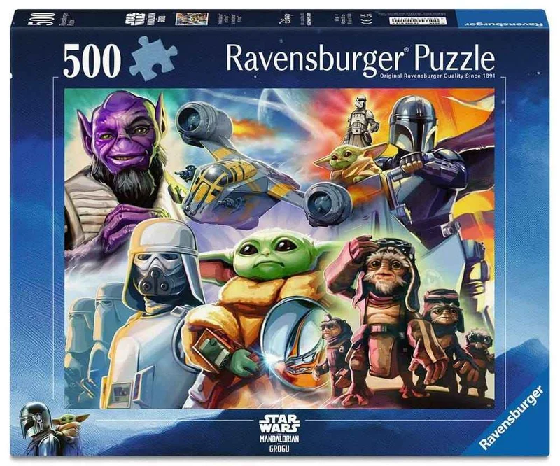 The Mandalorian och Grogu Pussel (500 Bitar)